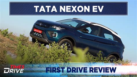 Video Tata Nexon Ev First Drive Review Times Drive