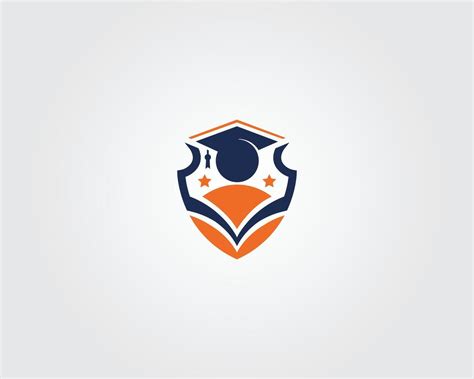 education logo shield vector art icons  graphics