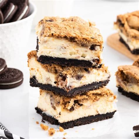 Oreo Chocolate Chip Cheesecake Bars Princess Pinky Girl