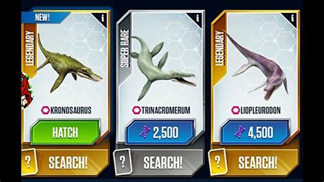 Jurassic World The Game Kronosaurus Won In Pack Youtube