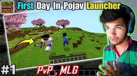 First Day In Pojav Launcher Minecraft Pojav Launcher Gameplay In