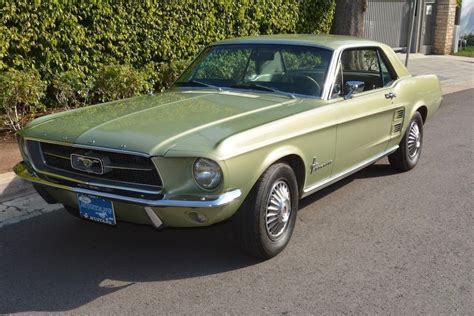 1967 Ford Mustang in Lime Gold