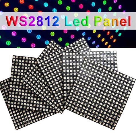 8x8 16x16 8x32 Ws2812b Individually Addressable Led Panel Digital