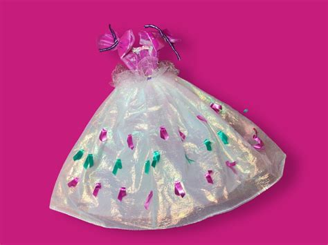 1992 Barbie Party Dazzle Fashion 3614 Party Dress 90s Mattel Etsy