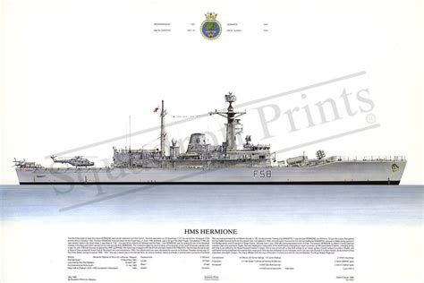 Leander Class Frigate Print Squadron Prints