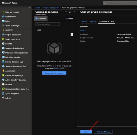 Eduardo Popovici Criando Grupo De Recursos No Azure Pelo Azure Portal