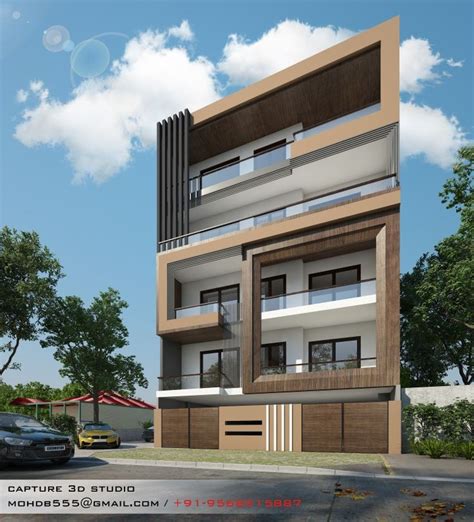 Modern Residential Building Elevation Designs