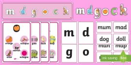 F Ff L Ll Ss Phonics Display Pack Teacher Made