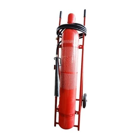 Naffco NTC 30X 30kg CO2 Mobile Fire Extinguisher Trolley Lock Shield Cart