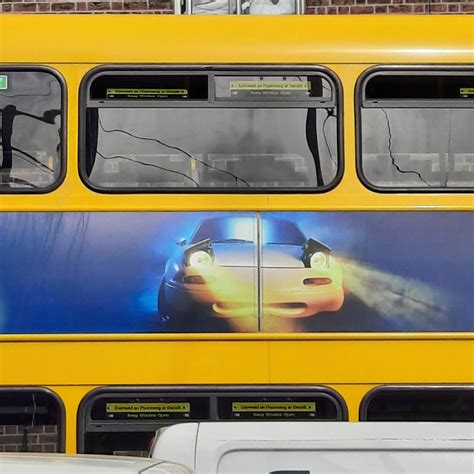 Sad Miata On An Irish Bus Rmiata
