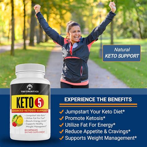 Keto 5 Suplementos naturales de apoyo cetogénico Promueve la