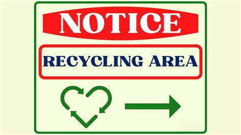 Free Printable Recycle Sign Templates Pdf Trash Can