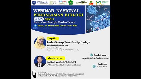 Webinar Pendalaman Biologi Seri Youtube