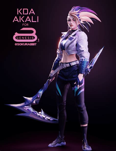 Kda All Out Kaisa For Genesis 8 And 81 Female Daz3d下载站