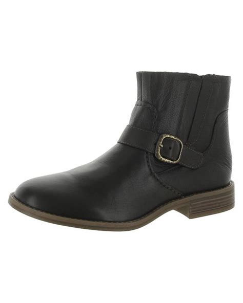 Clarks Camzin Loop Leather Chelsea Boots In Black Lyst
