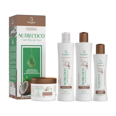 Kit Capilar Nutrecoco Óleo De Coco Bio Instinto Kit de Tratamento