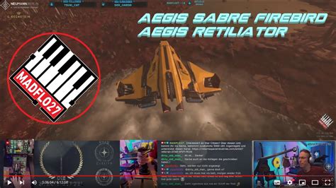 Die SternenbÜrger Star Citizen Livestream Aegis Sabre Firebird