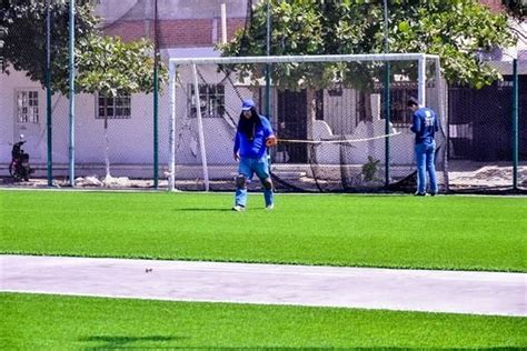 Rehabilitan espacios deportivos en pro de la niñez y juventud de