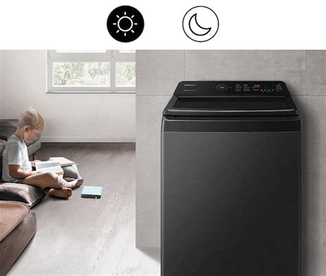 85kg Top Load Washing Machine With Ecobubble™ 3 Ticks Gray Samsung