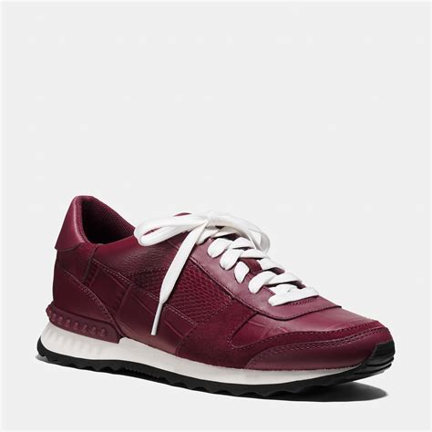 Coach Moonlight Patchwork Sneaker In Purple Lyst