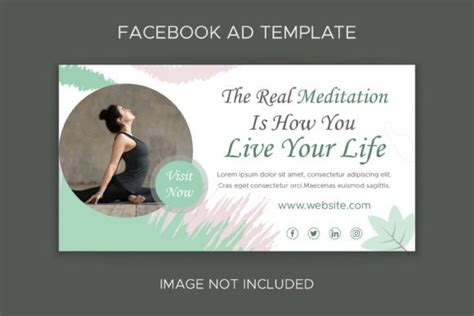 Yoga Facebook Ads Banner Template Graphic By Ju Design Creative Fabrica