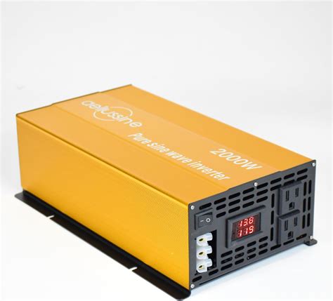 Amazon Aeliussine W Pure Sine Wave Inverter V Dc To V