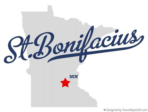 Map of St.Bonifacius, MN, Minnesota