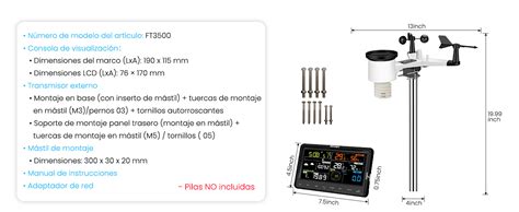 Sainlogic Estaci N Meteorol Gica Wlan Professional Con Sensor De