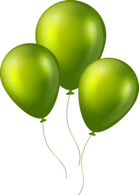 Clipart Ballon Vert