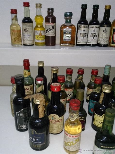 Lote De 55 Botellas De Licor En Miniatura Comprar Botellas Antiguas