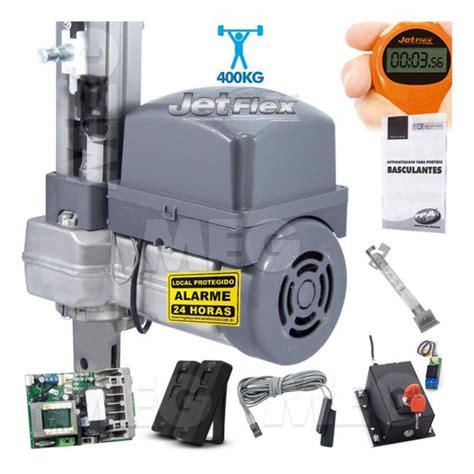 Kit Motor Ppa Bv Potenza Jet Flex 1 3 1 Trava Portão 400kg