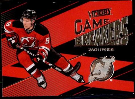 2010 11 Upper Deck Victory Game Breakers Zach Parise New Jersey Devils