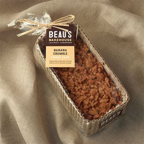 Banana Crumble Cake Beaus Bakehouse