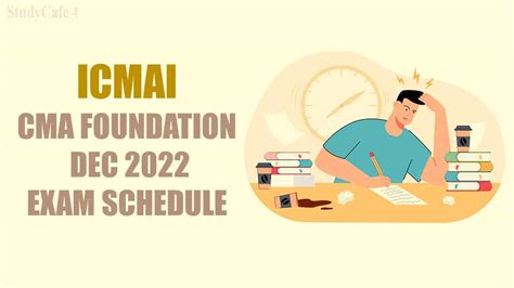 Icmai Cma Foundation Dec Exam Dates Announced Check Details Here