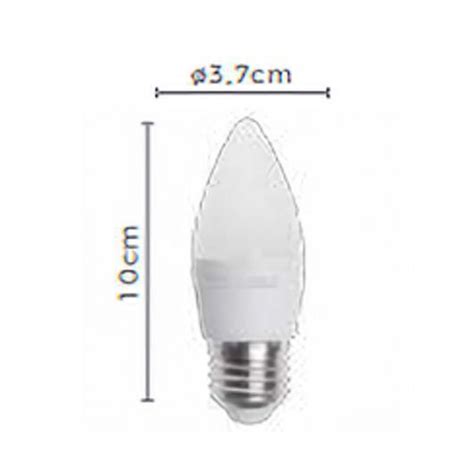 Mbled Lampada Vela Led 4W 6000K 320Lm Ip20 E27 Bivolt Submarino