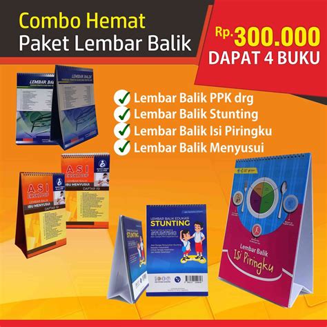 Jual Bundling Lembar Balik Stunting Isi Piringku Ppk Drg Dan