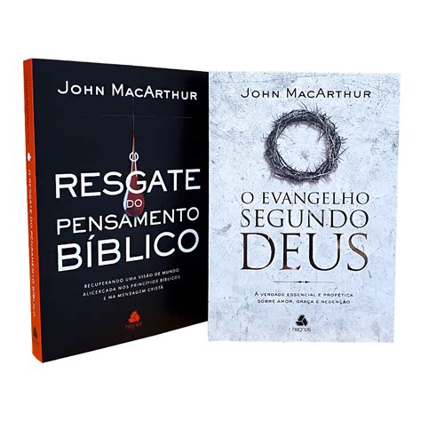 Kit Livros John Macarthur Resgate Do Pensamento B Blico Evangelho