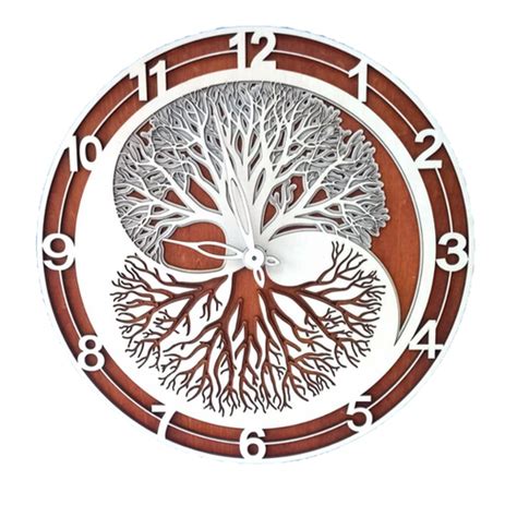 Horloge Arbre De Vie Gravurescreations