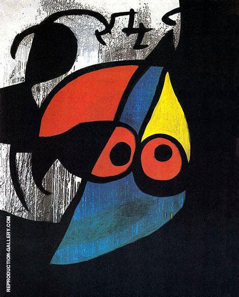 Woman Bird 1974 By Joan Miro Oil Painting Reproduction