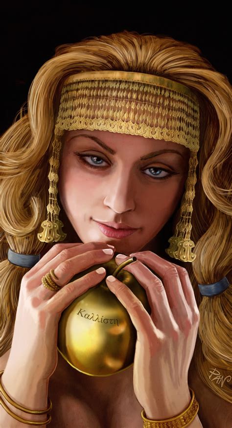 Aphrodite And The Golden Apple By Panaiotis On Deviantart