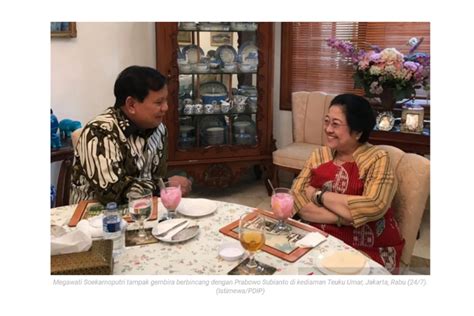 Video Pertemuan Prabowo Megawati Pada Ditempatkan Dalam Konteks