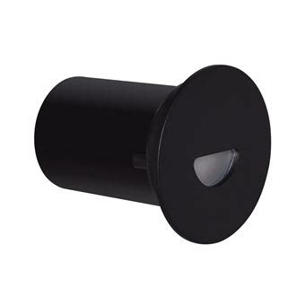 Techbrey Balise Led Ext Rieure W Encastrable Au Mur Ronde Guell Noire