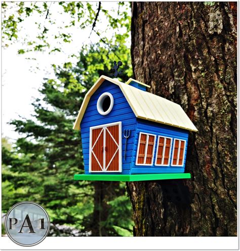 The Barn Cute Rustic Birdhouse By Pa Maker Printables Store