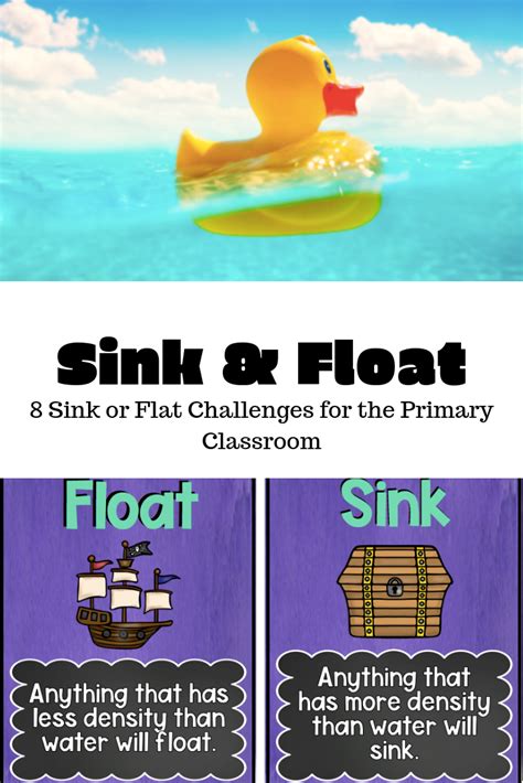 Sink or Float | Sink or float, Challenges activities, Float