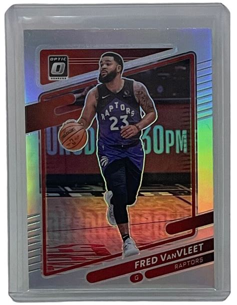 Fred Vanvleet Panini Donruss Optic Silver Prizm Parallel Card