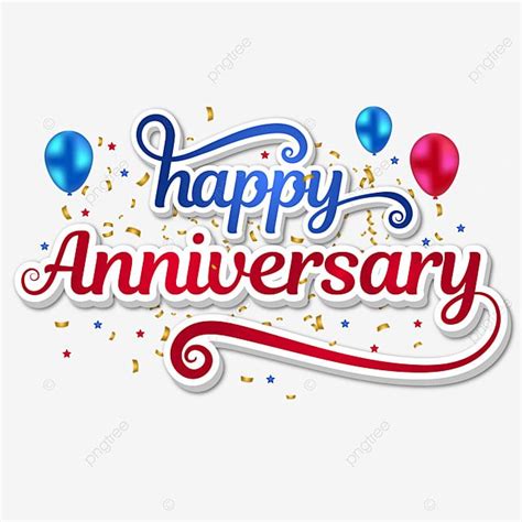 Anniversary Sticker Vector PNG Images, Happy Anniversary Transparent ...