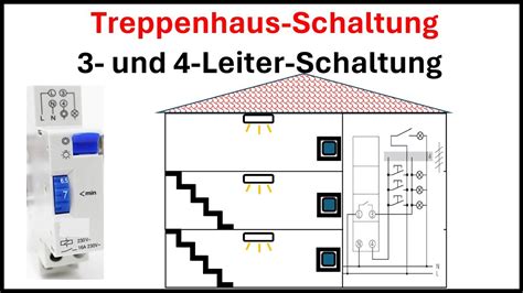 Treppenhausschaltung Mit Automatischer Abschaltung Leiter Und