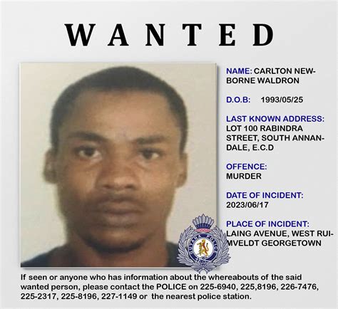 Annandale Man Wanted For Laing Avenue Murder Kaieteur News