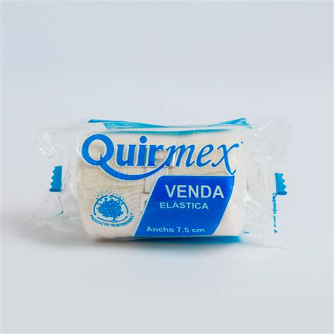 Venda Elástica Quirmex ancho 7 5 cm x largo 5m estirada Quirmex