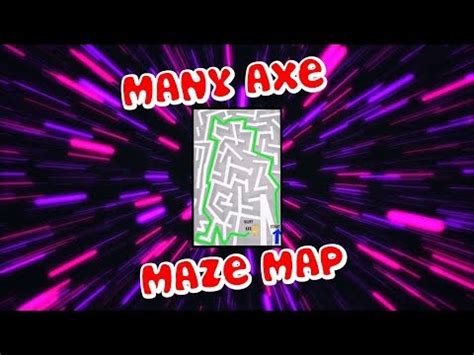 Many Axe Maze Map Lumber Tycoon Roblox Youtube